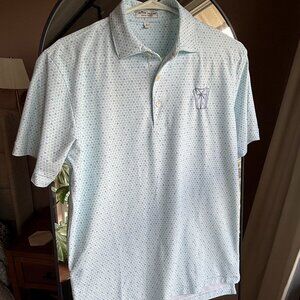 Peter Millar Summer Comfort Polo Shirt – Palm Tree Logo – Small